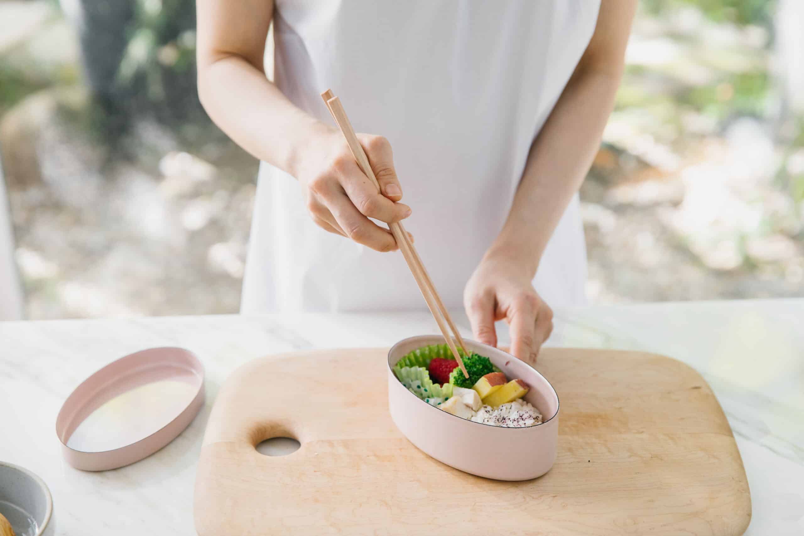 bento box prep for the picnic.