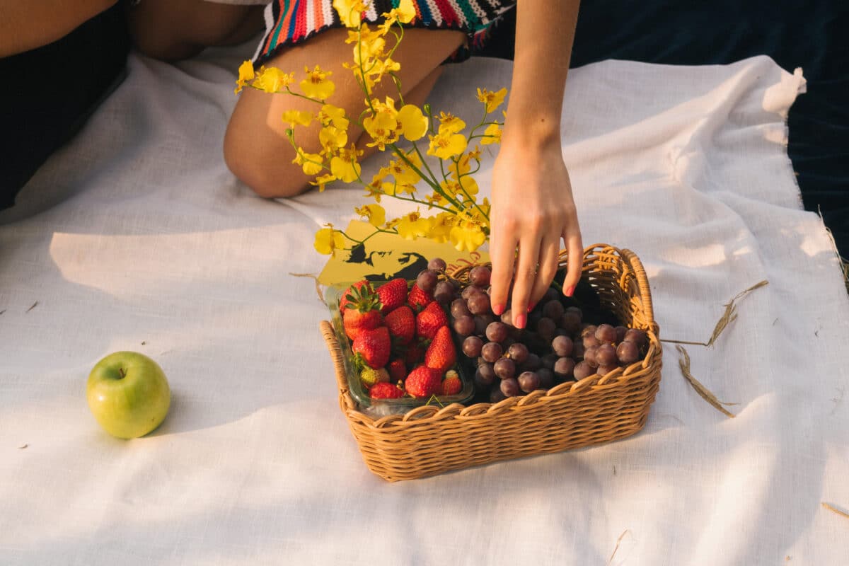 A KonMari approved picnic basket.
